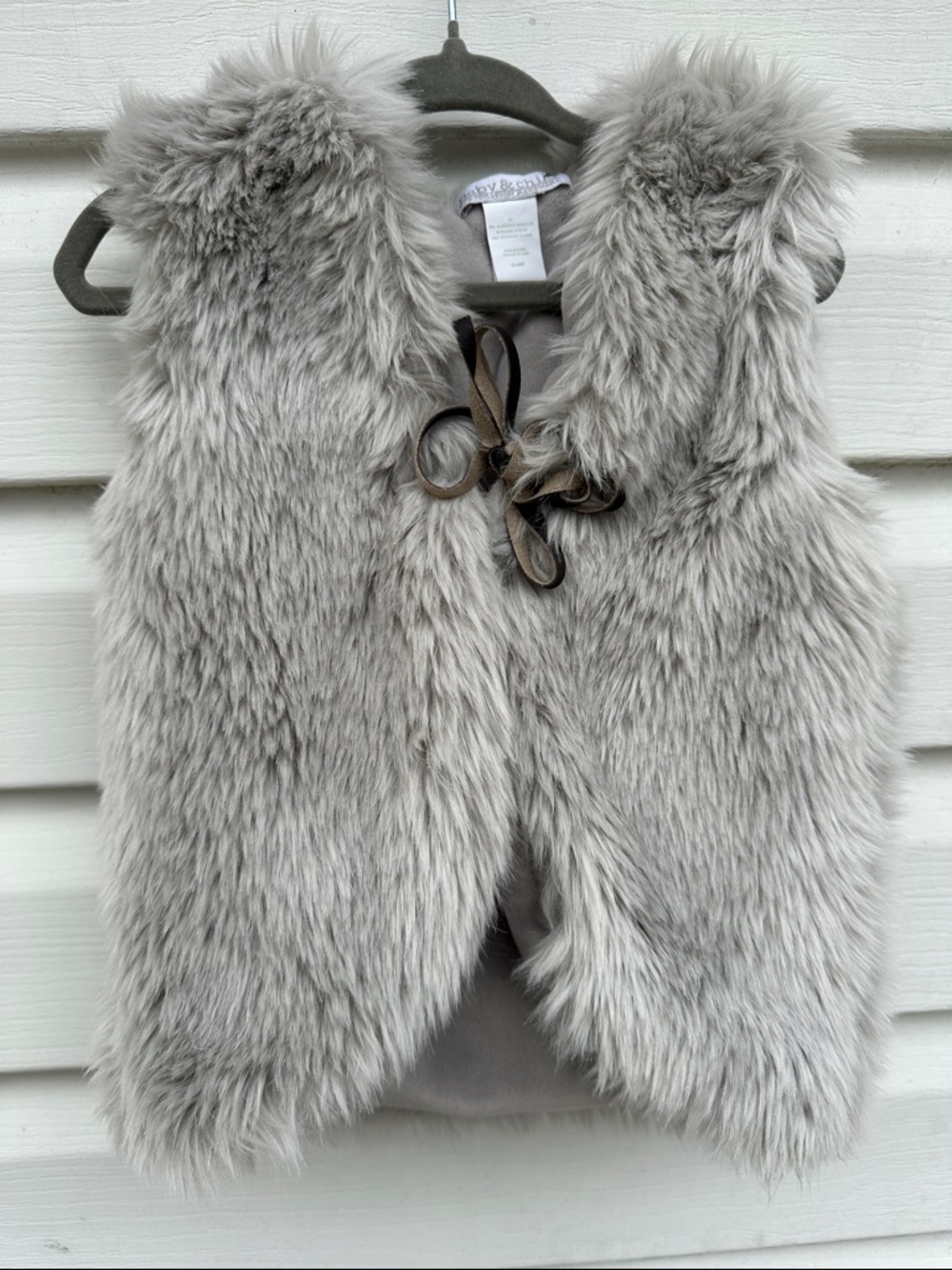Restoration Hardware 2T-3T Faux Fur Vest